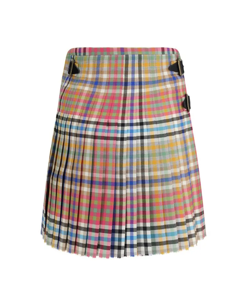 Vivienne Westwood Women Multicolor Wool Oves Aries Mini Skirt Multicolor