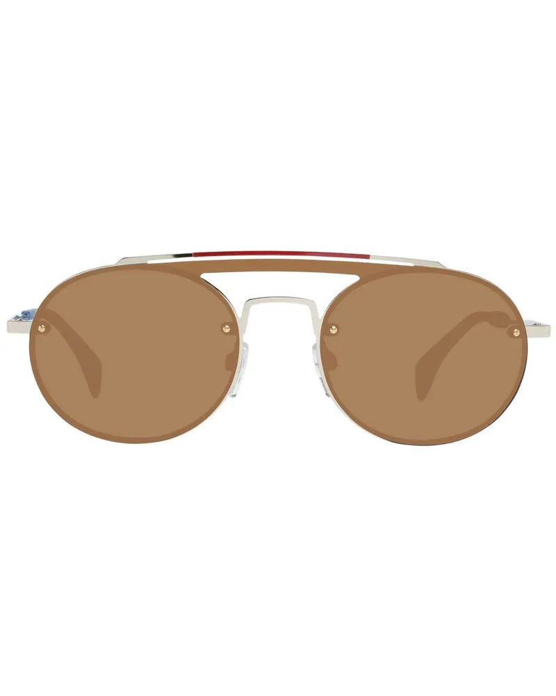Tommy Hilfiger TO-1039745 Aviator Metal & Plastic Sunglasses — Gold Gold