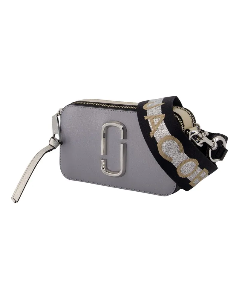 Marc Jacobs Women's The Snapshot Crossbody -  Leather Grey Cowhide Bags Crossbodies Gray