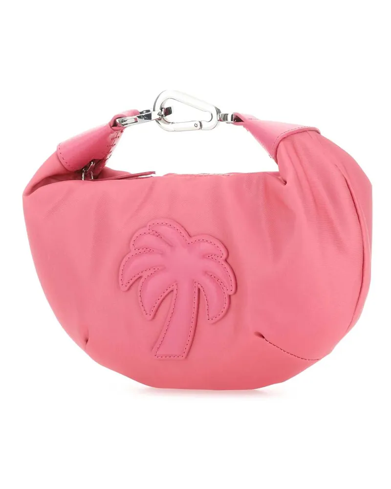 Palm Angels Women's Dark Pink Fabric Big Palm Handbag Pinkpink Borse A Mano Bag Pink