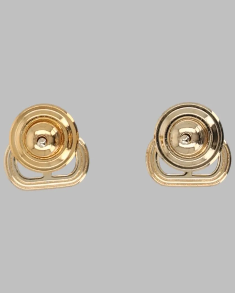 Valentino Garavani Ovalette Earrings — Gold Gold