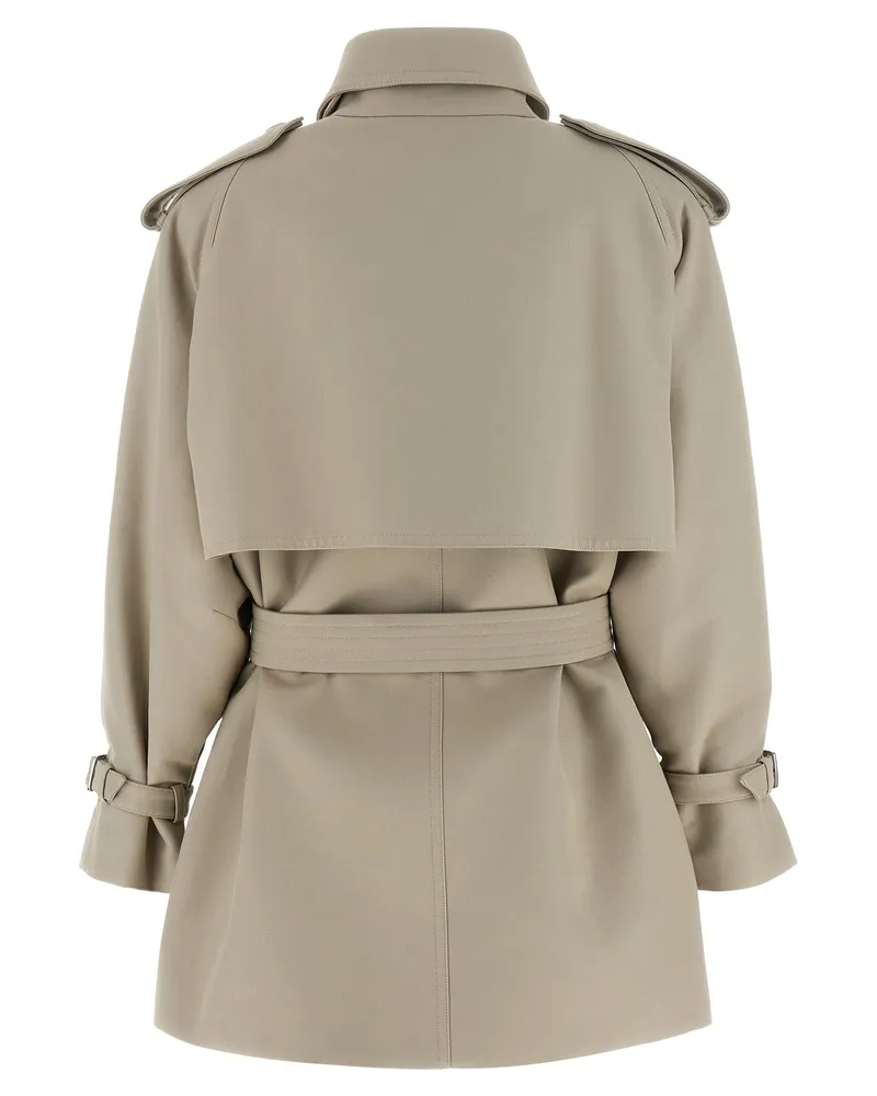 Max Mara Women's Beige Cotton Coat Clothing Beige