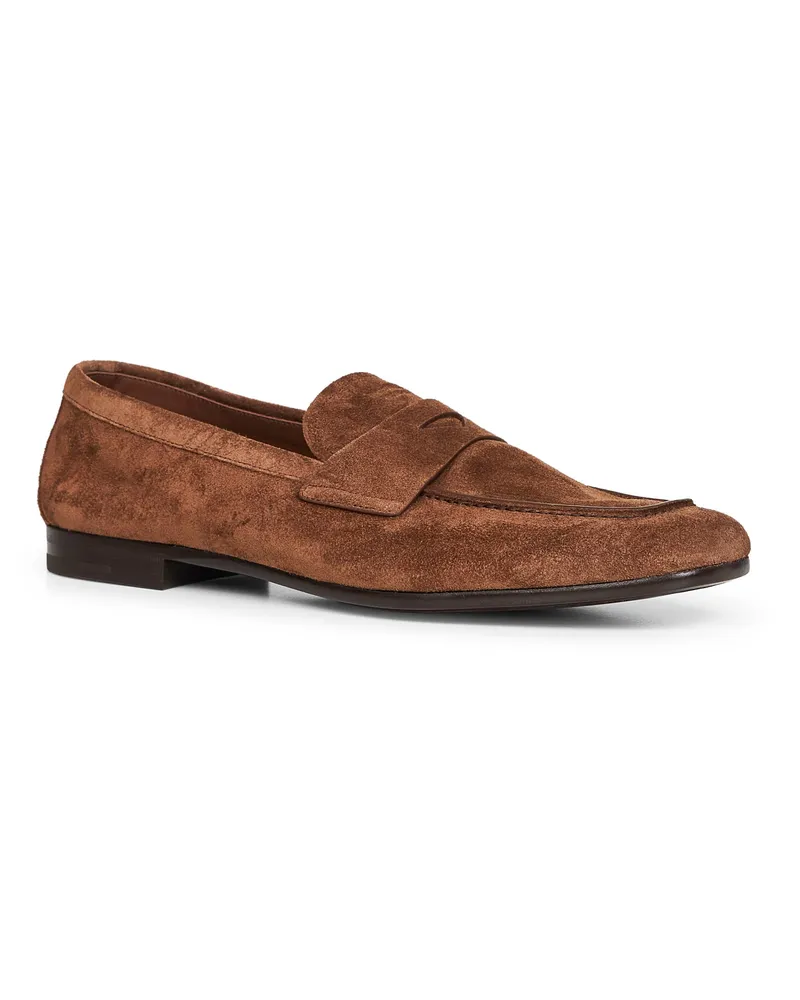 Prada Calf Leather Loafer — Brown Brown