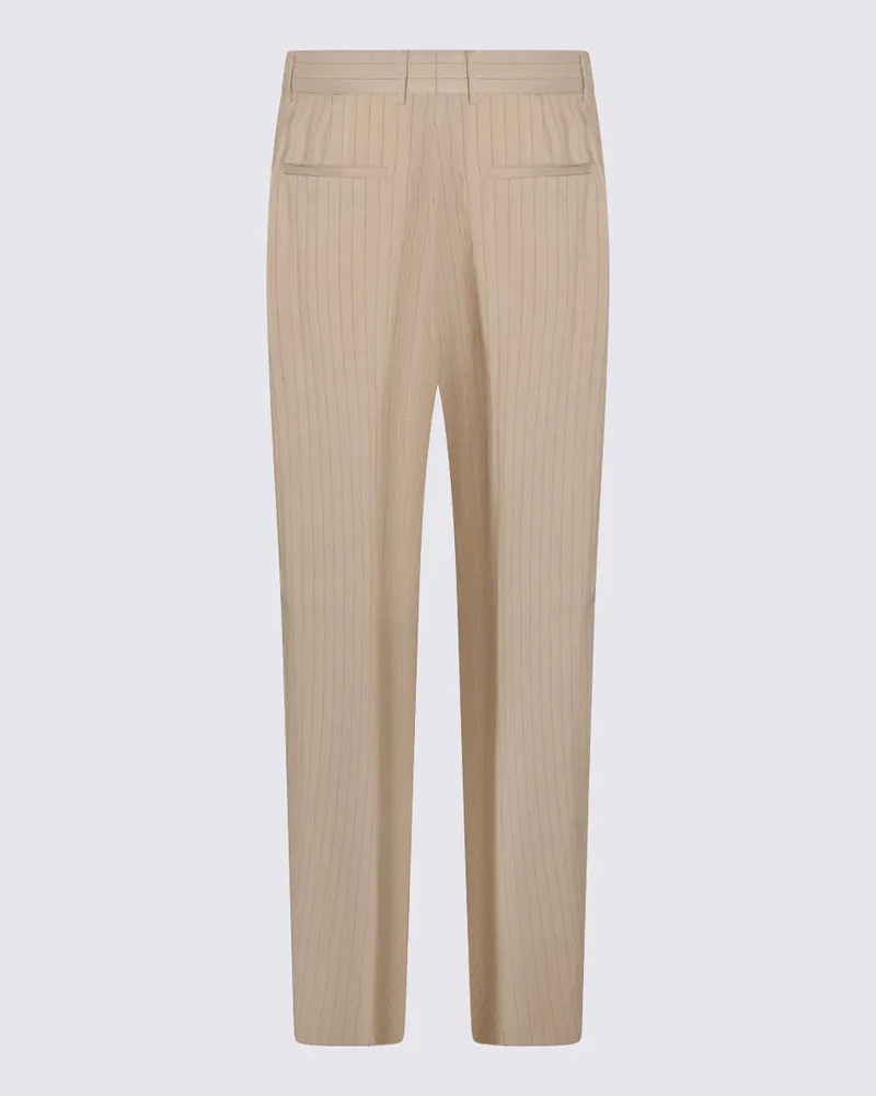 Amiri Men's Trousers Alabaster Vi Li Beige