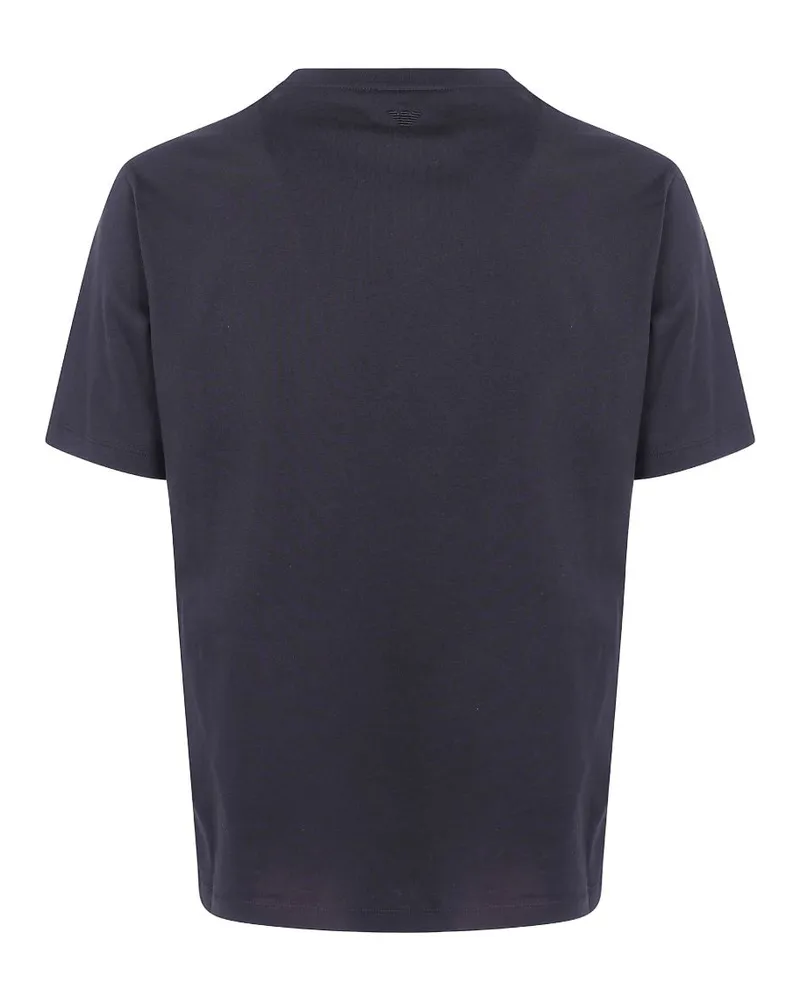 Emporio Armani Graphic-Print Cotton T-shirt — Black Black