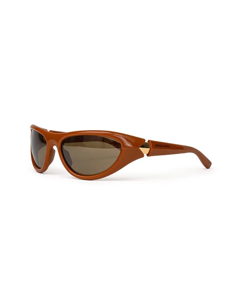Bottega Veneta Women's Brown Acetate Sunglasses Brown