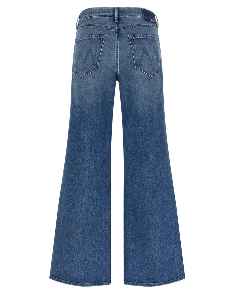 Mother Tomcat Roller Sneak Jeans — Blue Blue