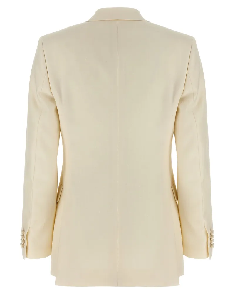Brioni Women's White Wool Blazer Clothing White