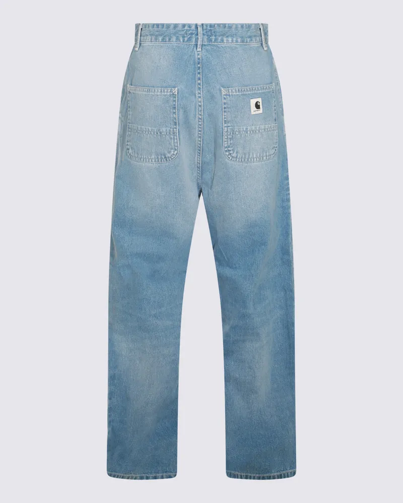 Carhartt WIP Women's Jeans Light Blue True Washed _co Blue