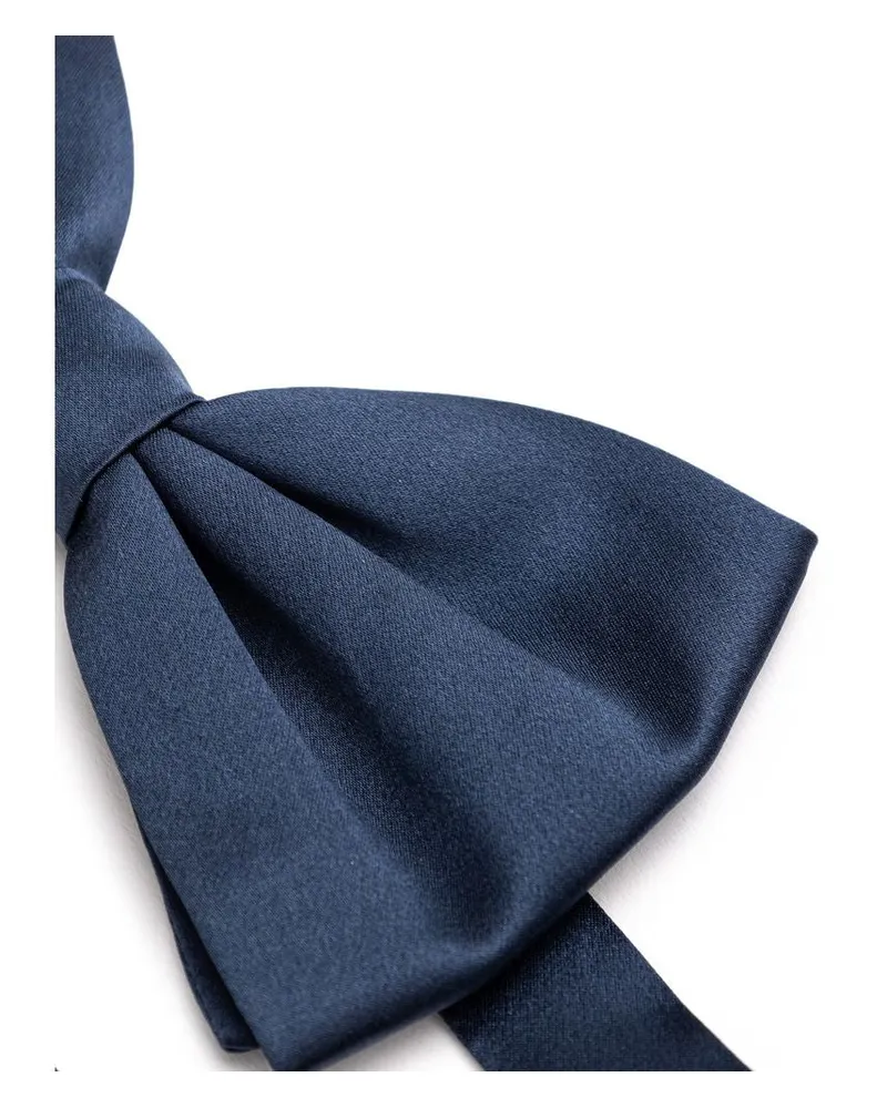 Dolce & Gabbana Men's Blue Silk Bowtie Accessory Blue