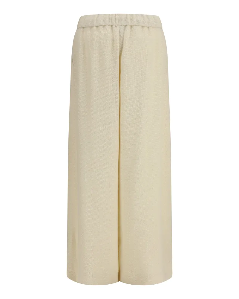 Gabriela Hearst Women's Gelos Pants Ivory Alpaca Vicugna Pacos Trousers Ivory