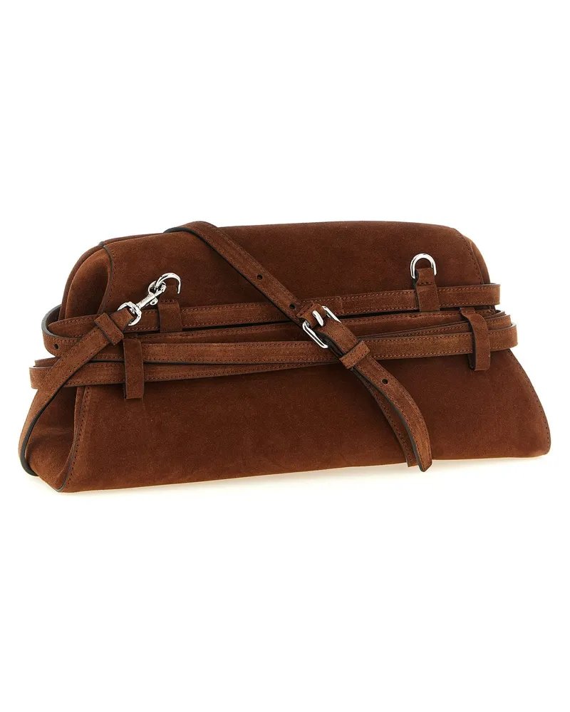Moschino Milano Clutch — Brown Brown