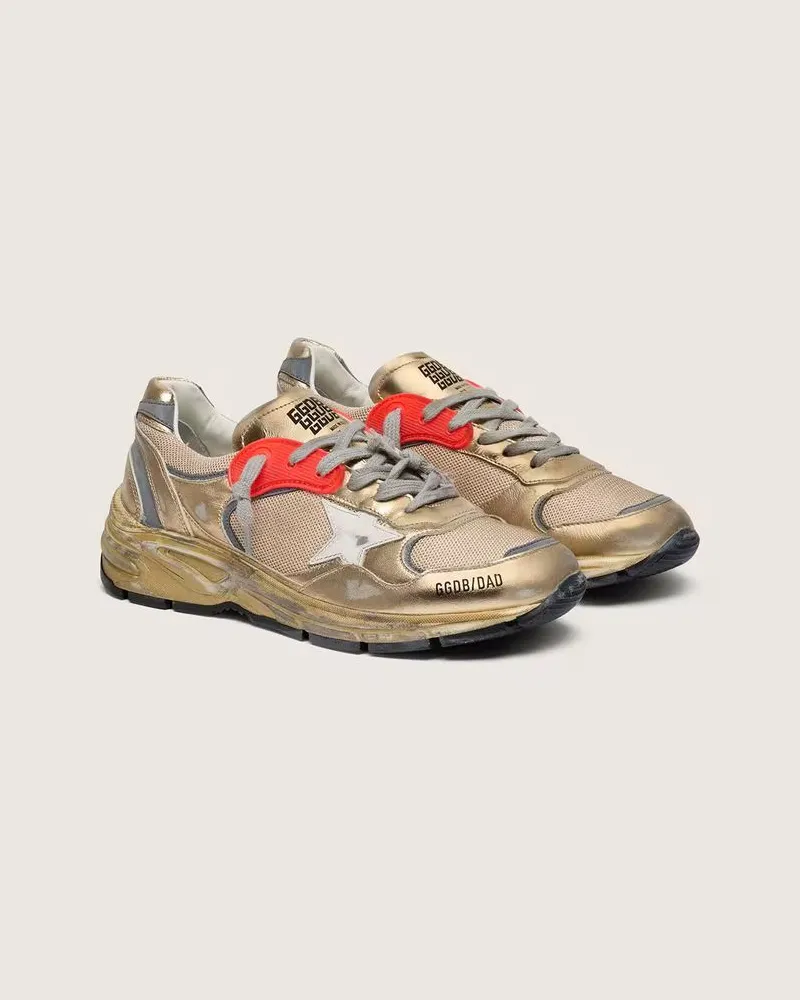 Golden Goose H26 Sneaker — Gold Gold