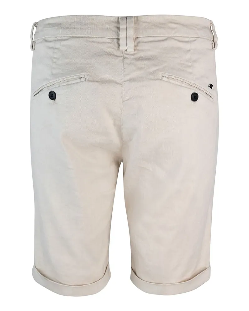 Mason's Men's Bermuda Shorts White Linen Blend White