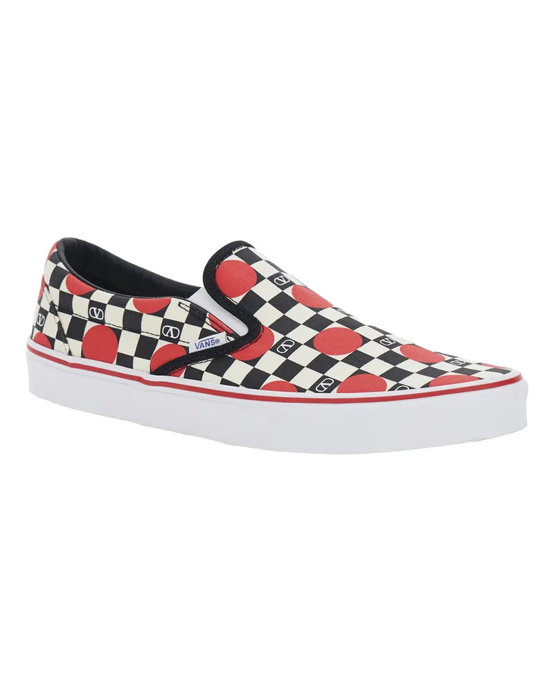 Valentino Garavani Men's Low Top Sneaker Multicolour Cotton Trainers Multicolor