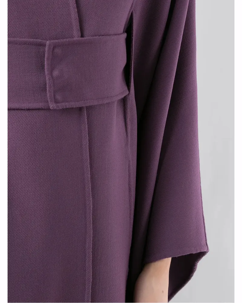 Valentino Garavani Women's Garavani Draped Mid-Length Cape Purple Accessory Purple