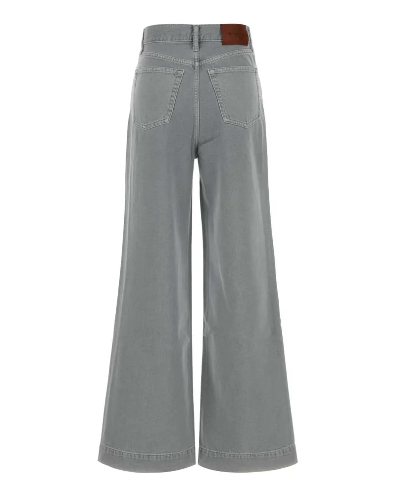 Calvin Klein Women's Grey Denim Jeans Softgrey Exterior: Cotton Lyocell Gray