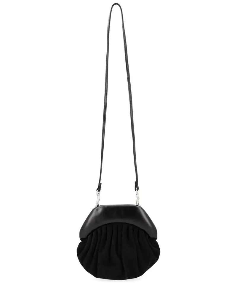 Vivienne Westwood Women's Clutch Brooke Black Calf Leather Handbags Hand Bags Black