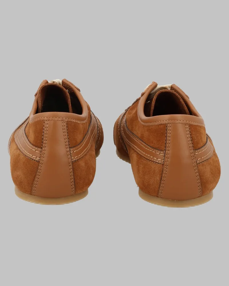 Dries van Noten Suede Leather Sneakers — Brown Brown