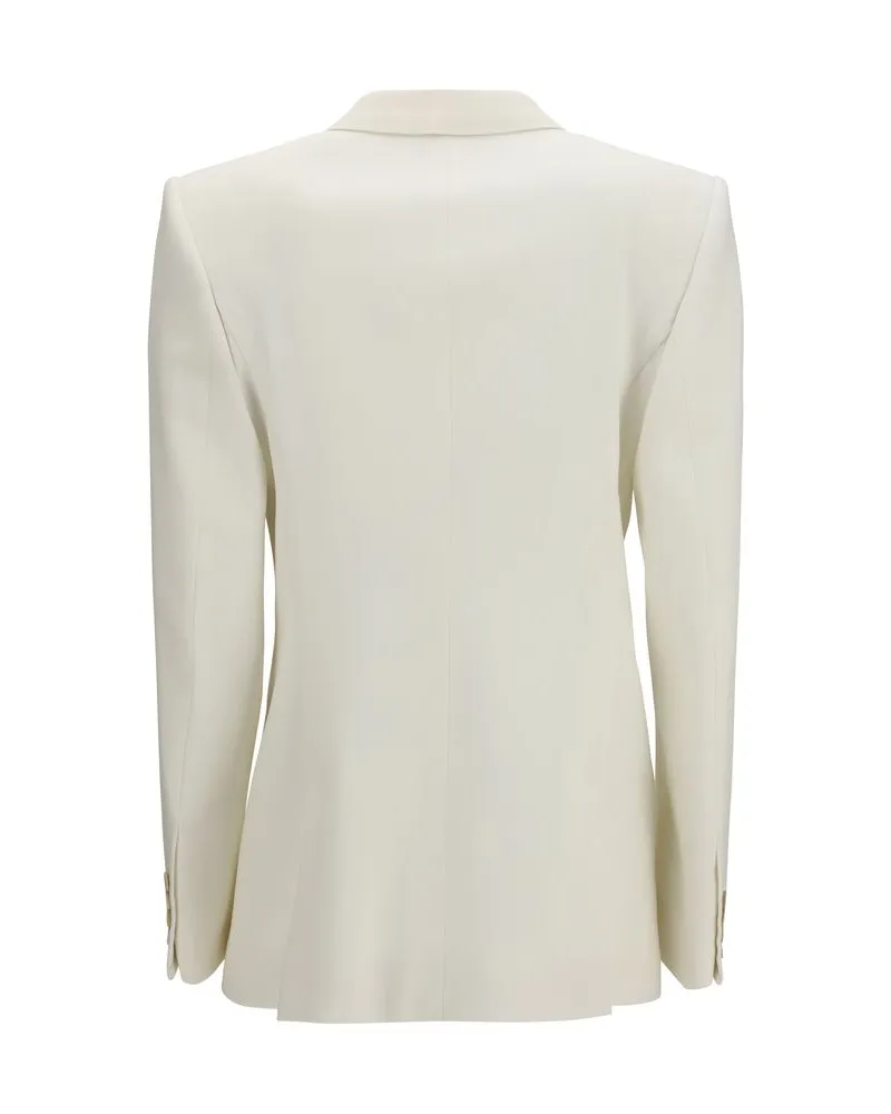 Givenchy Women's White Wool Oves Aries Jacket Clothing White