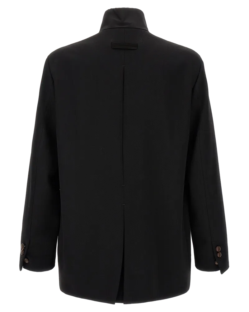 Ermenegildo Zegna Wool Blazer — Black Black