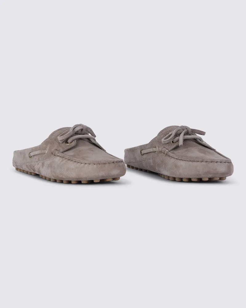 TOD'S Women's Flat Shoes Creta Chiaro _cover Le Sole Le-El Le/el Gray