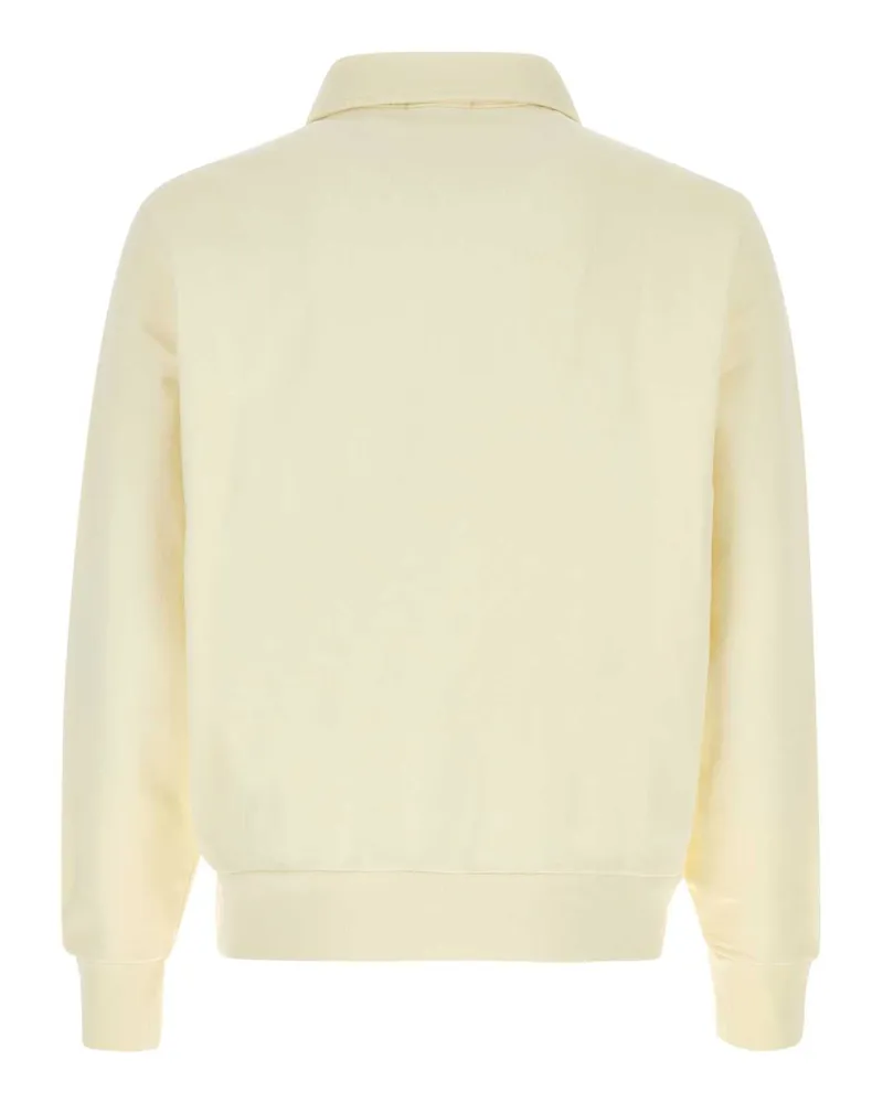 Ralph Lauren Men Cream Cotton Polo Shirt Clubhousecream Exterior: Felpe Sweater Beige