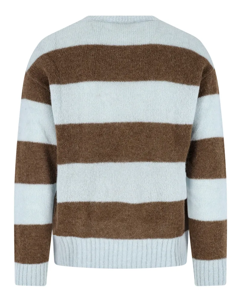 Closed Men's Sweaters Light Blue Alpaca Brown
