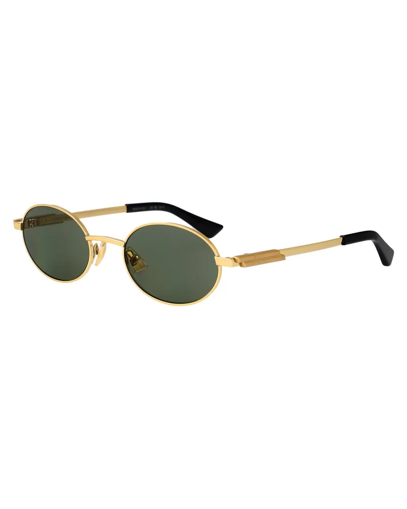 Bottega Veneta Unisex Sunglasses Bv1470s Gold Metal Gold
