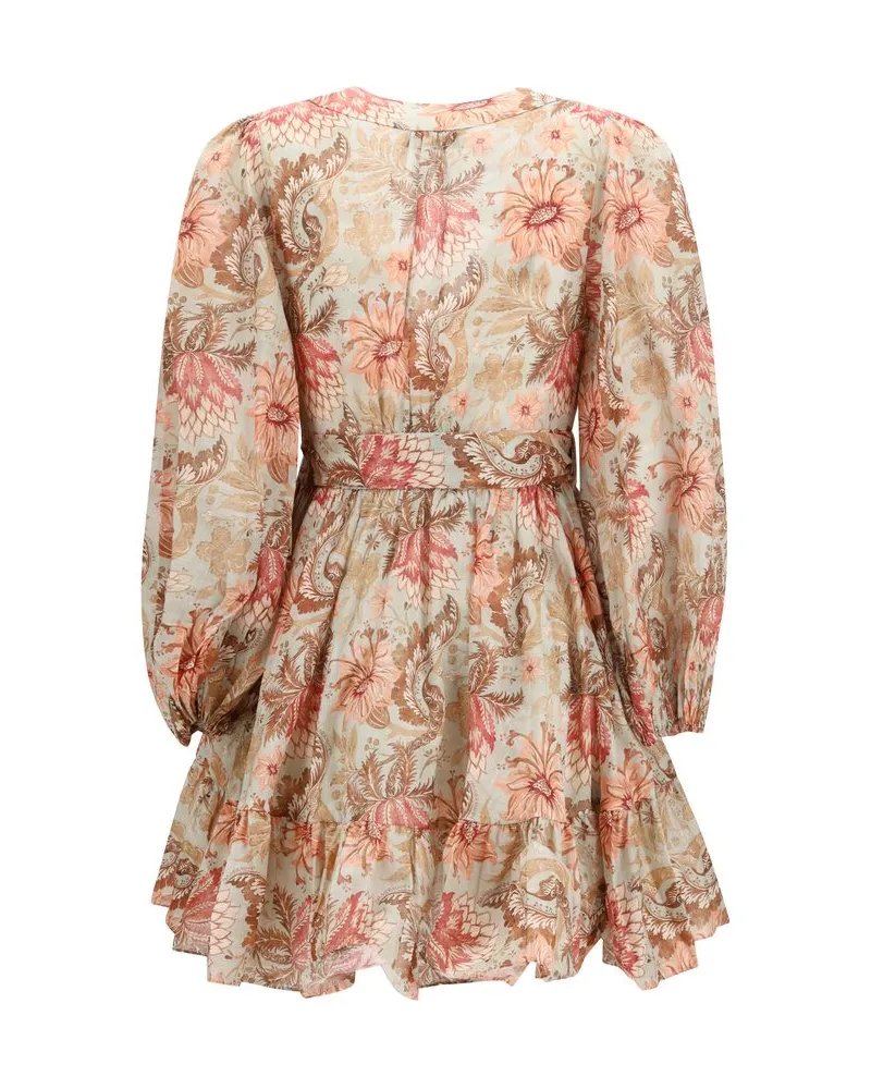 Zimmermann Women's Multicolor Cotton Casual Dress Multicolor