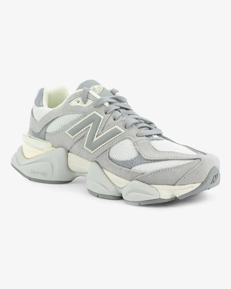 New Balance Unisex Sneakers 9060 Mesh Grey Mesh-Rubber Trainers Mesh/rubber Gray