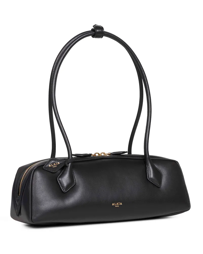 Alaïa Le Teckel Shoulder Bag — Black Black