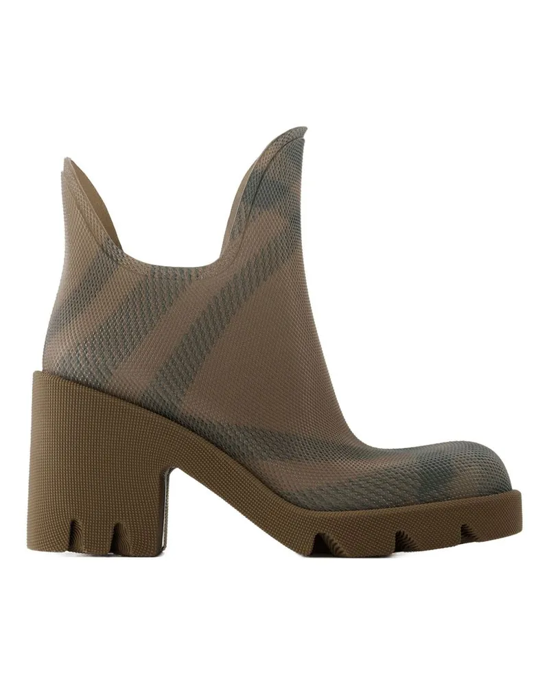 Burberry Women's Ankle Boots Marsh-  - Synthetic Nude Neutral Shoes Ankle-Boots Beige