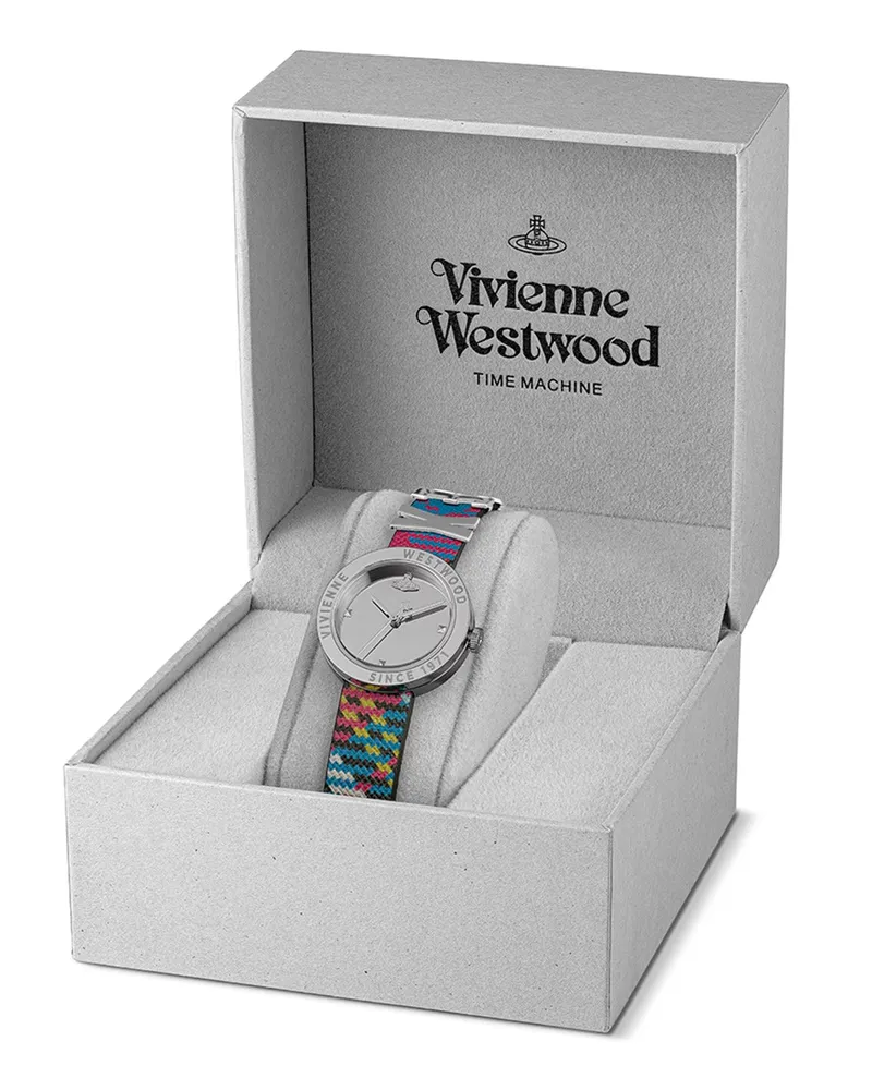 Vivienne Westwood Women's The Rebel Tartan Quartz Watch Multiple Colors Accessories > Jewelry Silver