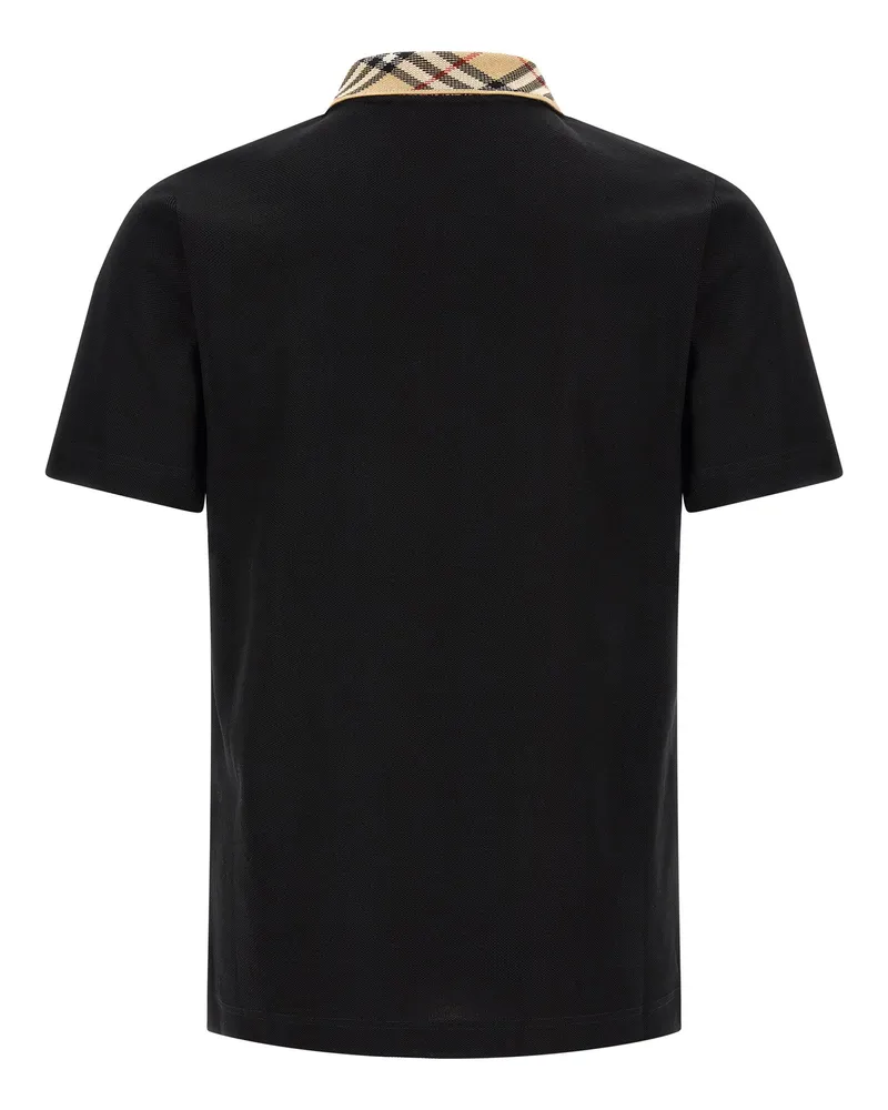 Burberry Evan Polo Shirt — Black Black