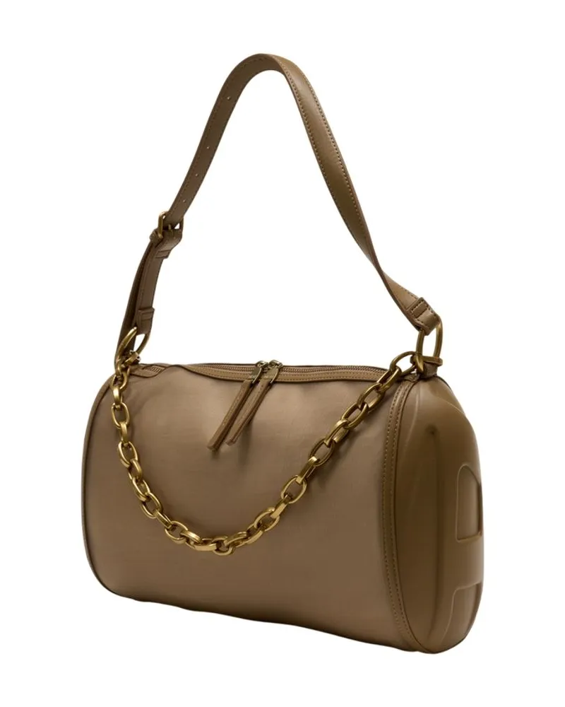 Diesel Women's Load-D Shoulder Bag -  Synthetic Brown Shoulder-Hobo-Bags Brown