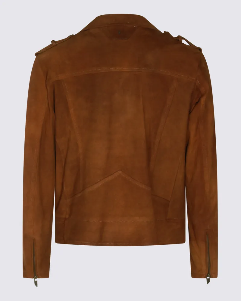Salvatore Santoro Men's Jackets Camel _le Brown