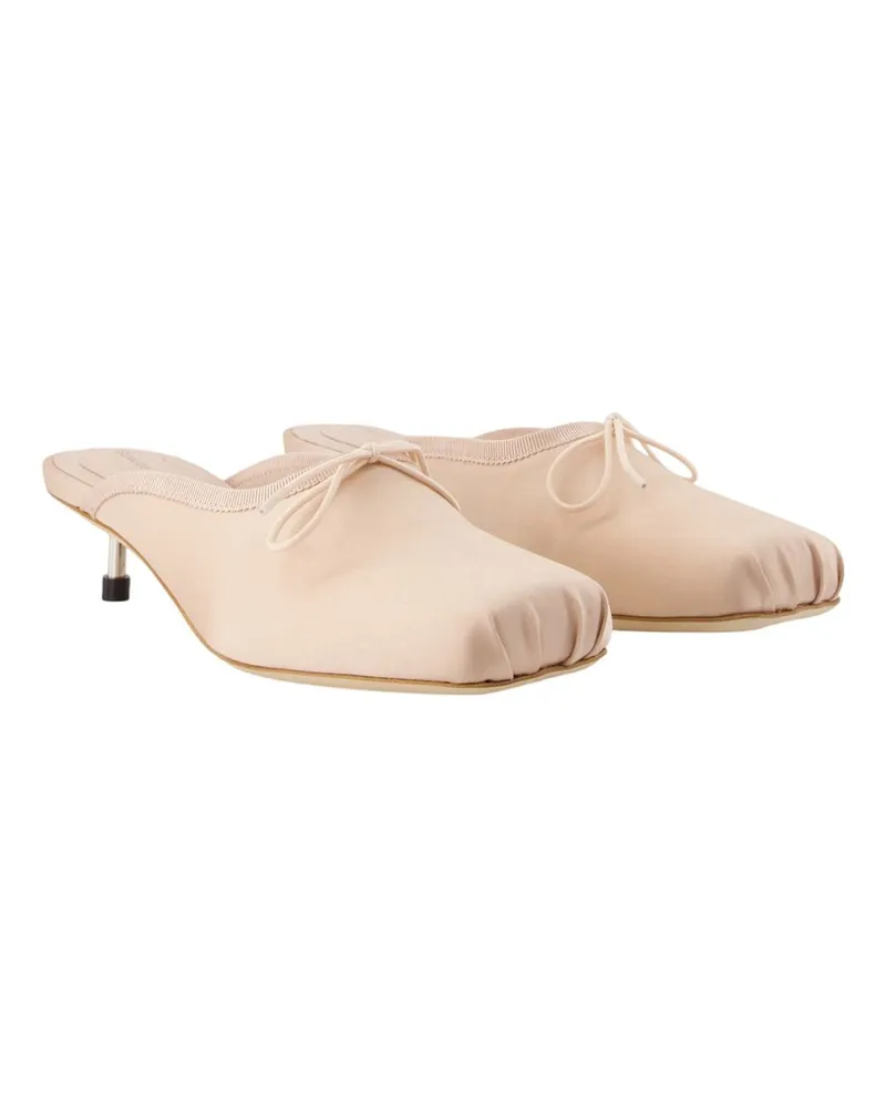 Simone Rocha Women's Pointe Mules -  Synthetic Beige Shoes Beige