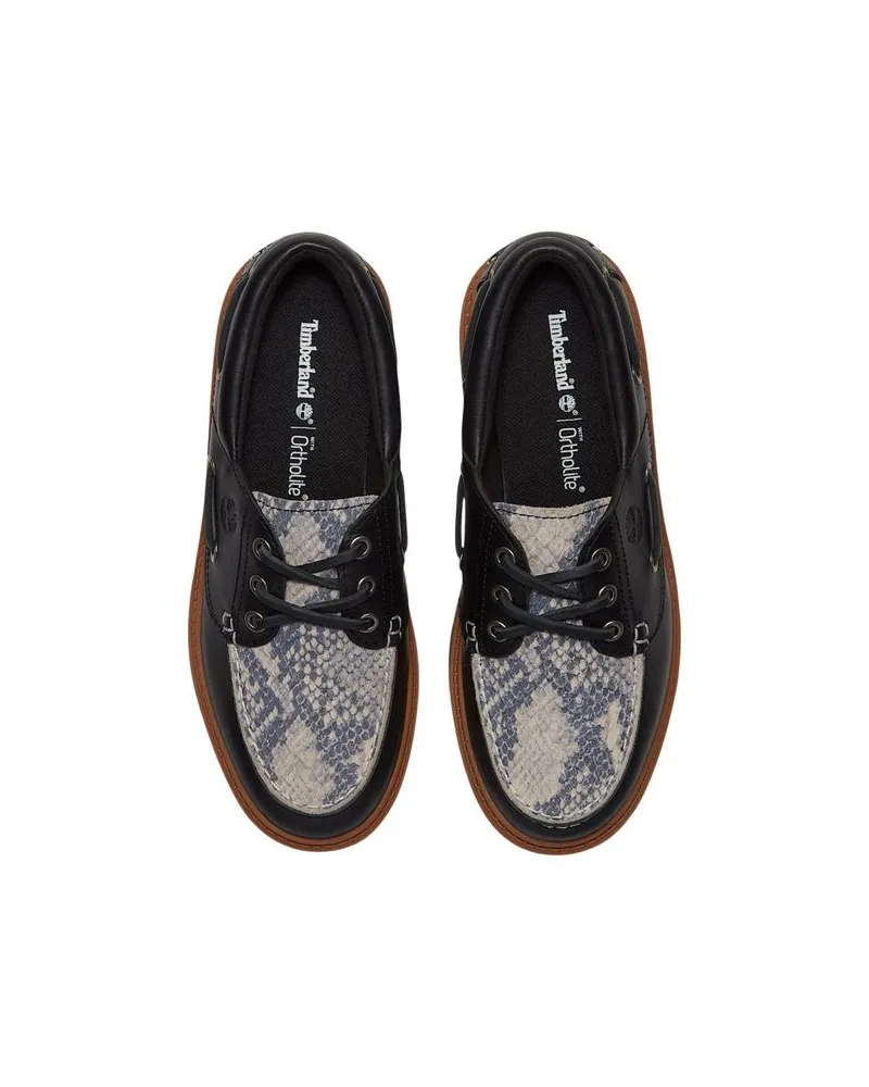 Timberland Leather Platform Loafer — Black Black