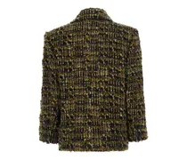 Wool Tweed Blazer — Green