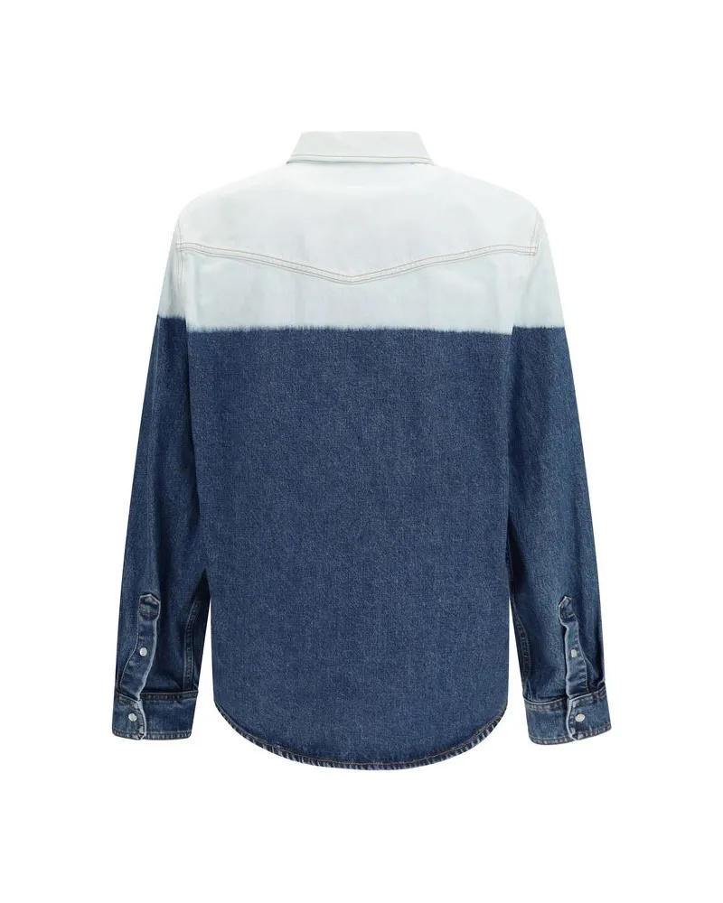 Marni Men's Blue Denim Shirt Blue