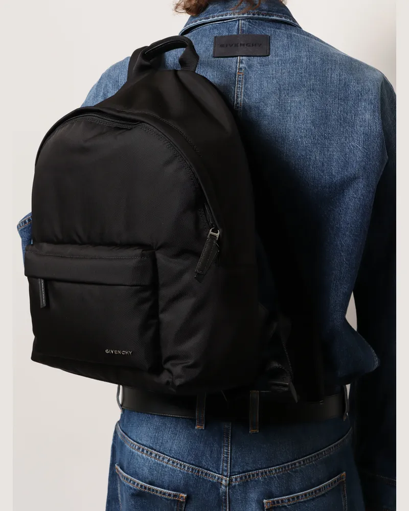 Givenchy Men's Essential U Nylon Backpack Black Backpacks Black