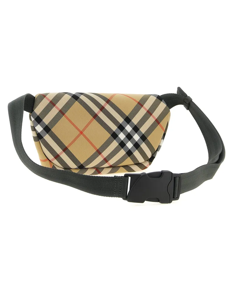 Burberry Burberry Check Belt Bag — Beige Beige