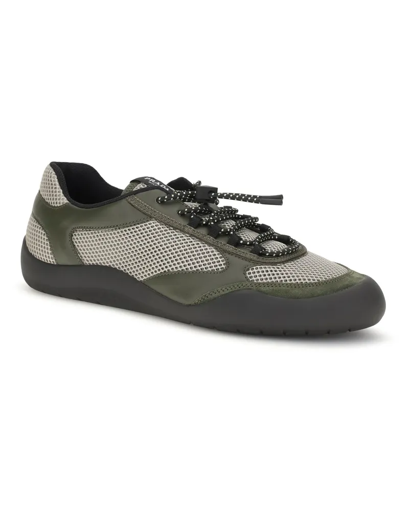 Prada Men's Speedrock Sneakers Militare Green