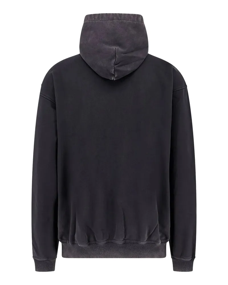 REPRESENT Men's Hooded Sweatshirt Vintage Black Cotton Sweatshirts Sweater Black