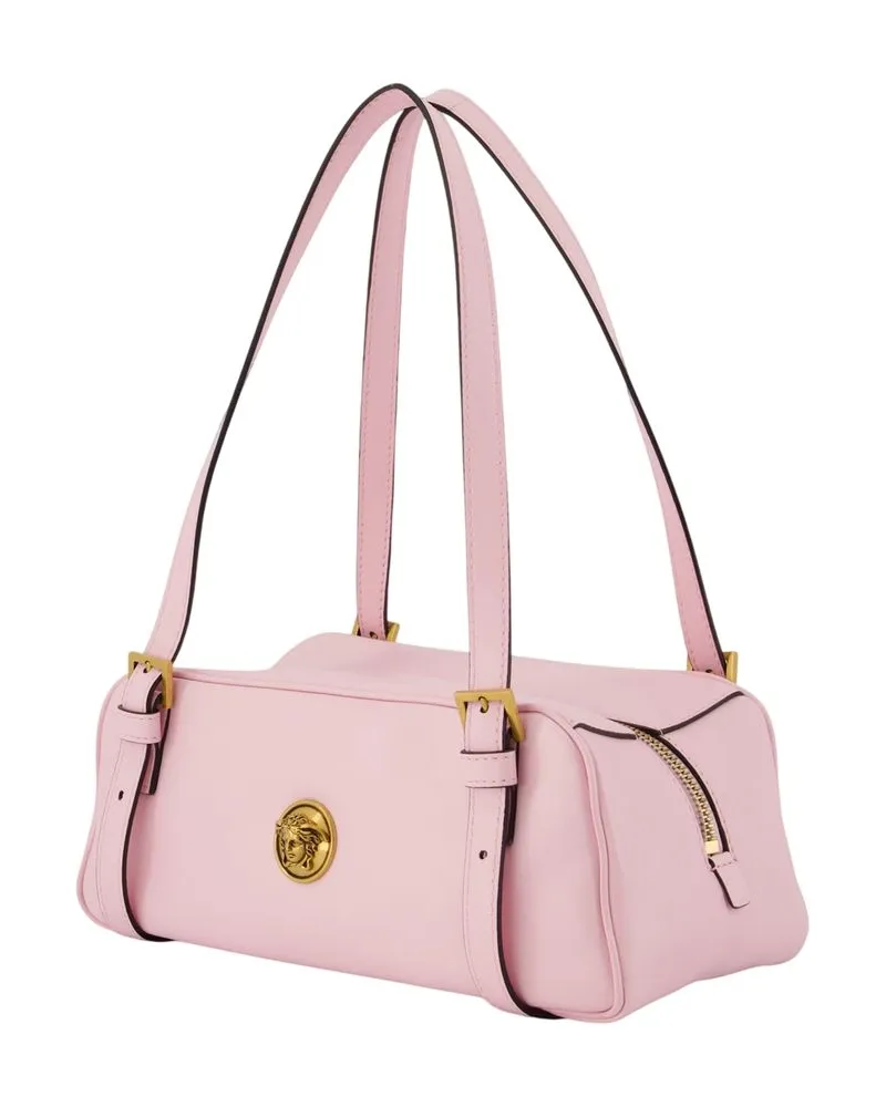 Versace Women's Lambskin Shoulder Bag Pink Pink