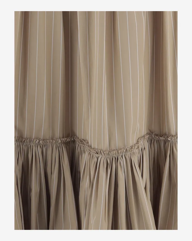 Jil Sander Women's Skirt Cotton Beige Beige