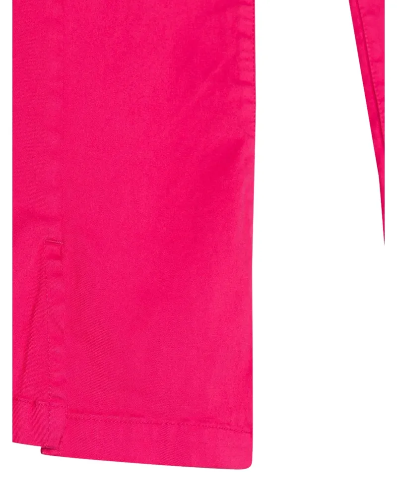 DKNY Wide-Leg Cotton Trousers — Pink Pink