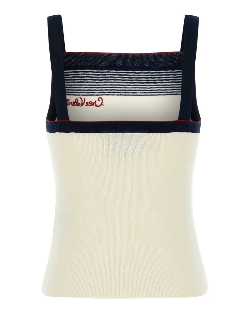 Valentino Garavani Women's Ivory Wool Top Betullanavy Maglie Ivory