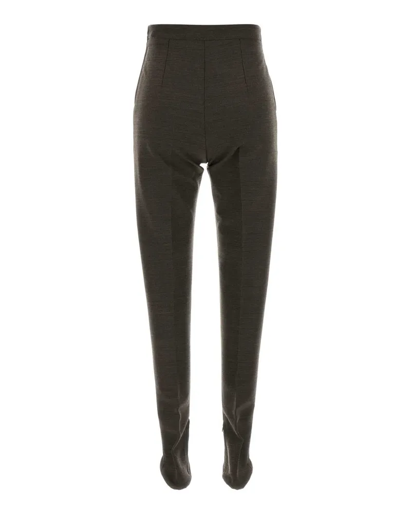 Jil Sander Stretch Wool Blend Trousers — Taupe Taupe